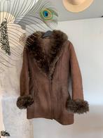 Vintage lammy coat S M bohemian afghaans jas, -, Ophalen of Verzenden, Zo goed als nieuw, Maat 36 (S)