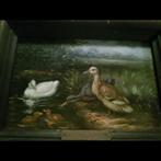 Eiken paneel schilderij malmstrom, Antiek en Kunst, Kunst | Schilderijen | Klassiek, Ophalen of Verzenden