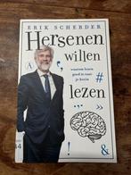 Hersenen willen lezen - Erik Scherder, Boeken, Ophalen of Verzenden, Zo goed als nieuw, Functieleer of Neuropsychologie