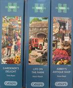 Gibsons legpuzzels, Hobby en Vrije tijd, Ophalen, 500 t/m 1500 stukjes, Zo goed als nieuw, Legpuzzel