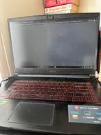 Msi gf65 thin gaming laptop, Computers en Software, Windows Laptops, HDD, 15 inch, Ophalen of Verzenden, Zo goed als nieuw