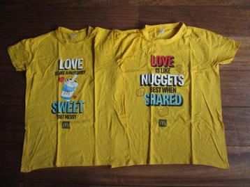 2x t- shirt McDonalds zomer maat M beschikbaar voor biedingen