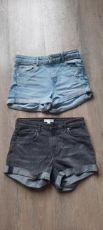 Korte spijkerbroeken maat 36, Ophalen, H&M, Zwart, W28 - W29 (confectie 36)