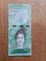 Venezuela 5000 Bolivares 2017 Unc, Ophalen of Verzenden