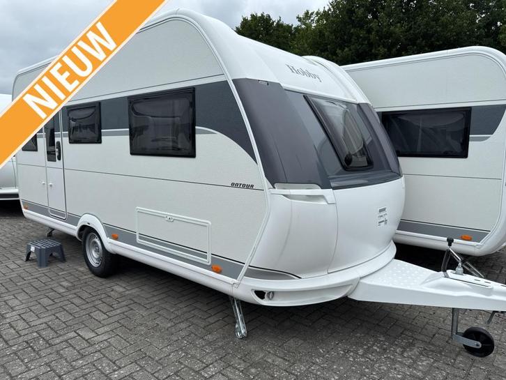 Hobby On Tour 460 DL Model 2026, Caravans en Kamperen, Caravans, Bedrijf, tot en met 3, 1000 - 1250 kg, Standaardzit, Hobby, 2 aparte bedden