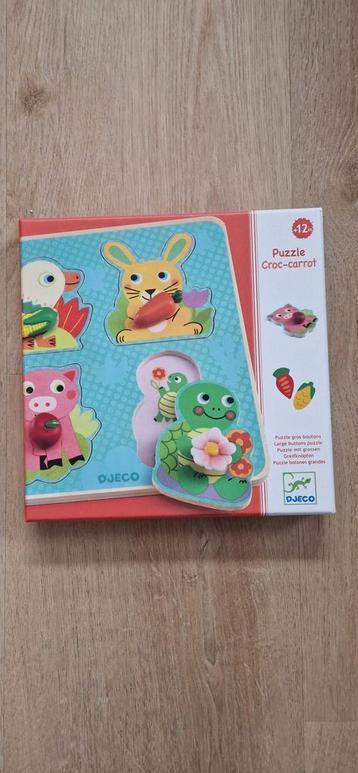 Djeco - houten puzzel - 4 stukjes beschikbaar voor biedingen