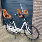 Stella e-bike met kinderzitjes voor en achter, 51 tot 55 cm, Ophalen, Gebruikt, 30 tot 50 km per accu