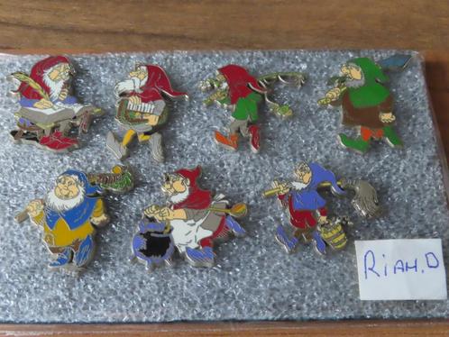 Efteling pins De 7 Kabouters., Verzamelen, Efteling, Nieuw, Button of Speldje, Ophalen