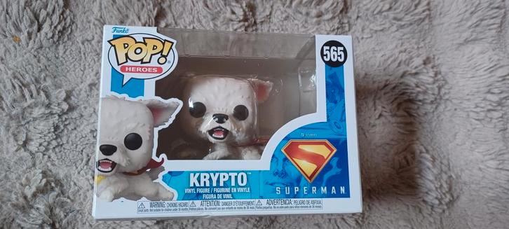 Krypto Funko #565 *box damage, Verzamelen, Poppetjes en Figuurtjes, Zo goed als nieuw, Verzenden