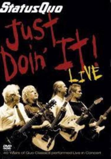 Status Quo - Just doin' it LIVE - DVD beschikbaar voor biedingen