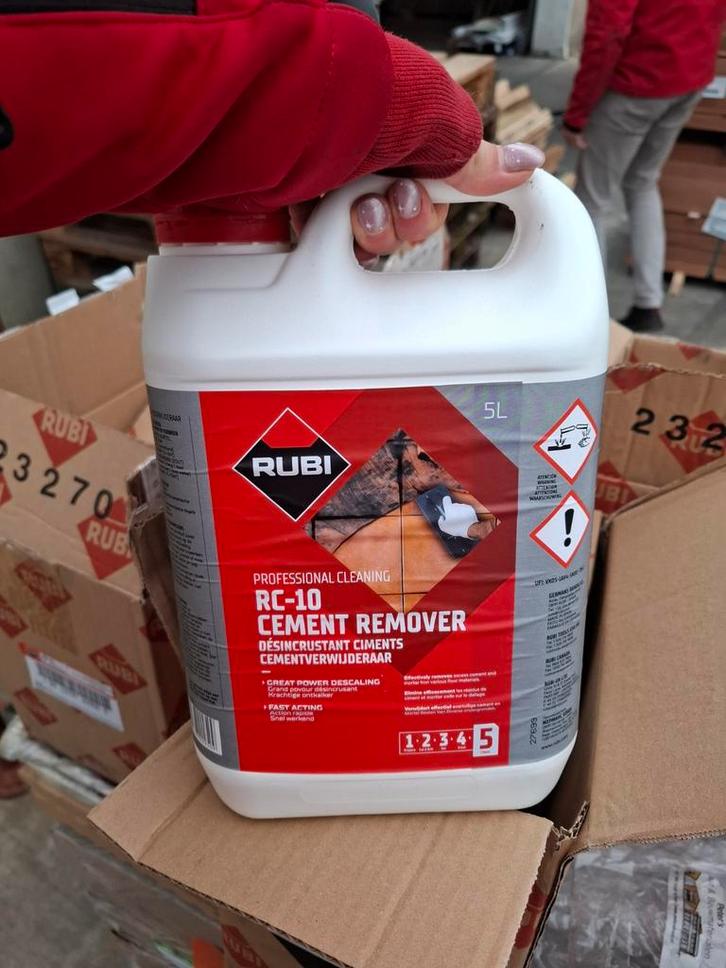 Cement Remover - 10 stuks (5L), Doe-het-zelf en Verbouw, Overige Doe-het-zelf en Verbouw, Ophalen