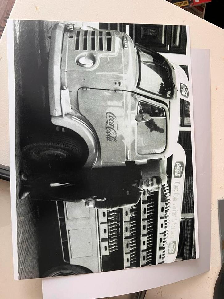 Originele Coca Cola Foto uit 1963 - Verzamelaarsobject, Antiek en Kunst, Kunst | Tekeningen en Foto's, Verzenden