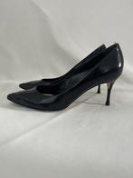 Sergio Rossi pumps in zwart leder, maat 40, Kleding | Dames, Schoenen, Pumps, Sergio Rossi, Verzenden, Zwart