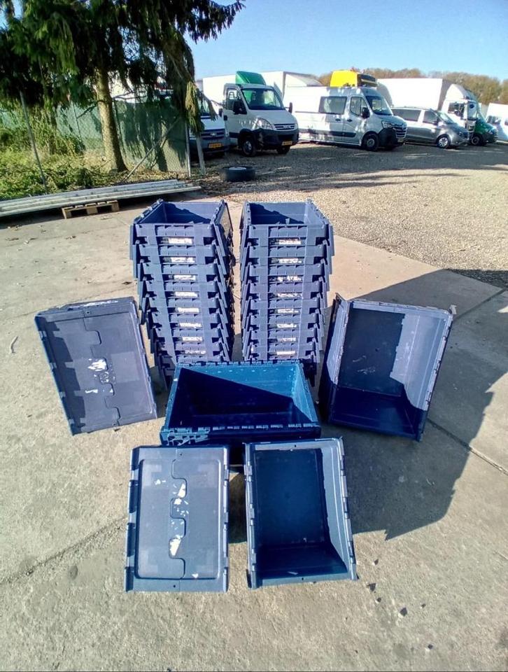 Kunststof bakken/kisten 25 stuks, Doe-het-zelf en Verbouw, Kratten en Dozen, Gebruikt, Bak of Kist, Minder dan 50 cm, Minder dan 35 cm