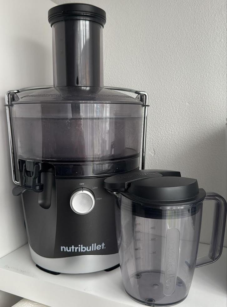 Nutribullet Juicer + Sapkan - 800 Watt, Witgoed en Apparatuur, Juicers, Gebruikt, Sapcentrifuge, Elektrisch, Ophalen of Verzenden