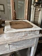 Oud houten Plateau **Het Geruite Roosje**, Antiek en Kunst, Ophalen of Verzenden