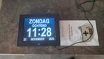 Dementie klok, Ophalen of Verzenden, Zo goed als nieuw, Digitaal, Wandklok