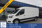 Ford Transit 350L L3H2 Limited AUT-10 RWD 165PK BPM VRIJ 3.5, Auto's, Automaat, Achterwielaandrijving, 4 cilinders, Wit
