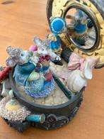 Oud Muziekdoosje Make-up met Muisjes, Antiek en Kunst, Ophalen of Verzenden