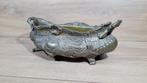 Koperen Jugendstil jardiniere, fraai bewerkt, Antiek en Kunst, Ophalen of Verzenden