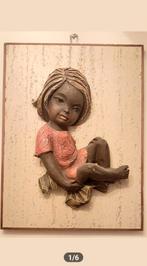 Jaren 60 reliëf wanddecoratie 3d, Hobby en Vrije tijd, Ophalen of Verzenden