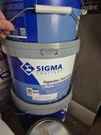 Sigma Sigmatex Supuperlatex matt 10L 2X, Doe-het-zelf en Verbouw, Verf, Beits en Lak, Ophalen, 5 tot 10 liter, Wit, Nieuw