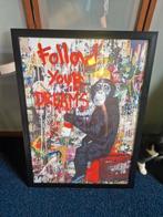 Banksy 75cm bij 55cm, Ophalen of Verzenden