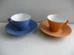 2 kop en schotels KON. PLAZUID GOUDA - 60-er jaren, Antiek en Kunst, Antiek | Servies los, Ophalen of Verzenden