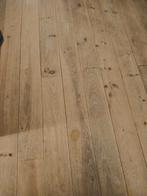 Grenen houten vloer, Doe-het-zelf en Verbouw, Vloerdelen en Plavuizen, Ophalen, Gebruikt, Vloerdelen of -planken, 10 m² of meer