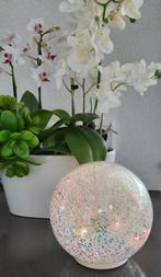 Kerstbal / Sfeerlamp / Tuinlampje met led lampjes zgan, Ophalen of Verzenden, Zo goed als nieuw, Overige materialen