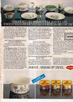 Retro reclame 1982 Maggi spaaractie Wedgwood servies, Overige typen, Ophalen of Verzenden