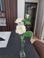 3-koppige kunstroos van 50 cm, Huis en Inrichting, Ophalen of Verzenden, Zo goed als nieuw, Binnen