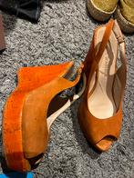 Pail Warmer sleehakken maat 38 origineel, Oranje, Zo goed als nieuw, Paul warmer, Sandalen of Muiltjes