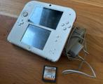 Nintendo 2DS Wit/Rood + Brain Training, Spelcomputers en Games, Spelcomputers | Nintendo 2DS en 3DS, Wit, 2DS, Ophalen of Verzenden
