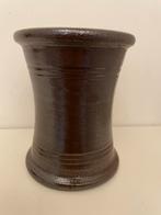 Zoutgeglazuurde vaas | decoratie met ringen | 1900-1950, Antiek en Kunst, Antiek | Keramiek en Aardewerk, Ophalen of Verzenden