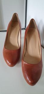 Cognac pump met hoge hak maat 38, Pumps, Bruin, Ophalen of Verzenden, Linea Zeta