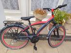 24 inch jongensfiets/kinderfiets met vering in voorvork 40€, Ophalen, Gebruikt, 24 inch, Handrem