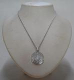 Zilveren verstelbare Esprit ketting met hanger nr.1148