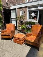 Schapen leren stoelen hokker Fauteuils, Ophalen