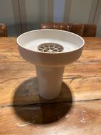 Tupperware vaas, Huis en Inrichting, Ophalen of Verzenden, Zo goed als nieuw, Crème, Overige typen