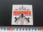sticker Nederlandse Hartstichting REANIMATIE *, Verzamelen, Ophalen, Zo goed als nieuw, Bedrijf of Vereniging