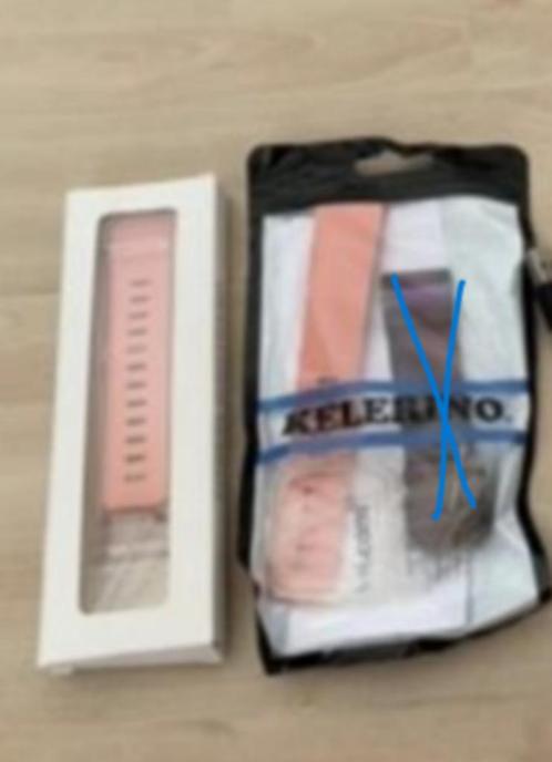 Fitbit VersaLite Asseccoires: bandje Bumper, Sieraden, Tassen en Uiterlijk, Sporthorloges, Zo goed als nieuw, Android, Roze, Ophalen of Verzenden