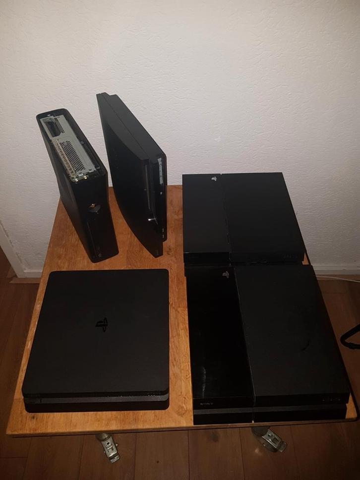 Lot consoles zie omschrijving, Spelcomputers en Games, Spelcomputers | Overige, Zo goed als nieuw, Ophalen