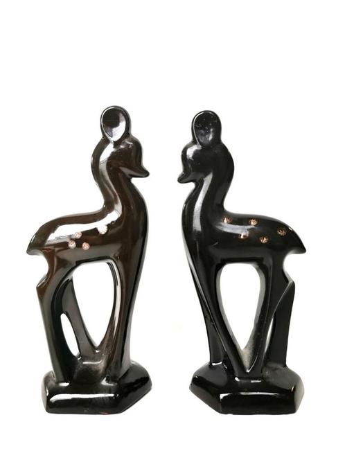 Retro hertjes keramiek , vermoedelijk jaren '60, Antiek en Kunst, Antiek | Keramiek en Aardewerk, Verzenden