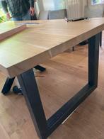 2 Stalen poten voor eettafel, Ophalen, Gebruikt, Rechthoekig, 50 tot 100 cm