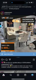 Prachtige eetbank + 2 stoelen Nu voor maar € 895,- ! Weg=weg, Ophalen