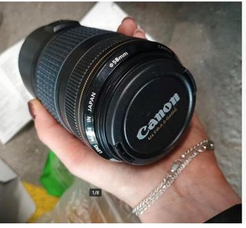 Canon EF 70- 300 mm zoomlens f/4-5.6 IS USM beschikbaar voor biedingen