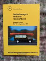 Geländewagen-Verkaufs-Taschenbuch Mercedes-Benz G 1996, Zo goed als nieuw, Mercedes-Benz, Mercedes, Ophalen of Verzenden