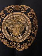 Versace T-shirt - Zwart met Gouden Medusa, Kleding | Heren, T-shirts, Zwart, Ophalen of Verzenden, Zo goed als nieuw, Maat 46 (S) of kleiner