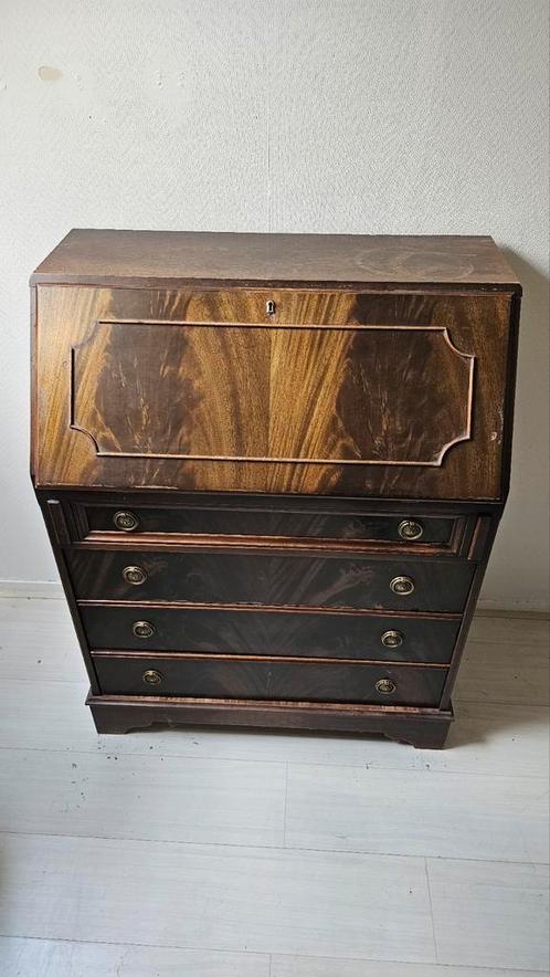Vintage Secretaire, Huis en Inrichting, Kasten | Secretaires, Gebruikt, Ophalen